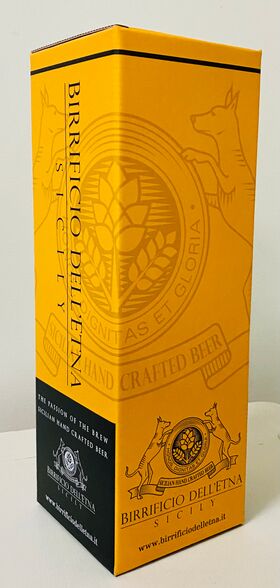 Birra artigianale ULYSSES - AMERICAN PALE ALE con scorze di limoni di Sicilia - <b> 4 bottiglie MAGNUM astucciate - 150 cl </b> - BIRRIFICIO DELL' ETNA-LINEA PREMIUM