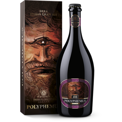 Birra artigianale - <b>6 bottiglie in confezione regalo - 75 cl </b> - 3 POLYPHEMUS - ITALIAN GRAPE ALE con mosto di Nerello mascalese + 3 HERACLES - BLONDE ALE con Pistacchio Verde di Bronte D.O.P. - BIRRIFICIO DELL'ETNA-LINEA PREMIUM