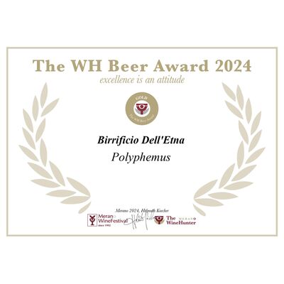 Birra artigianale POLYPHEMUS - ITALIAN GRAPE ALE con mosto di Nerello mascalese - <b> 6 bottiglie - 75 cl </b> - BIRRIFICIO DELL'ETNA-LINEA PREMIUM