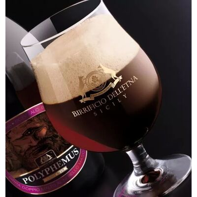 Birra artigianale POLYPHEMUS - ITALIAN GRAPE ALE con mosto di Nerello mascalese - <b> 6 bottiglie in confezione regalo - 75 cl </b> - BIRRIFICIO DELL'ETNA-LINEA PREMIUM
