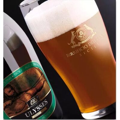 Birra artigianale ULYSSES - AMERICAN PALE ALE con scorze di limoni di Sicilia - <b> 6 bottiglie MAGNUM astucciate - 150 cl </b> - BIRRIFICIO DELL' ETNA-LINEA PREMIUM