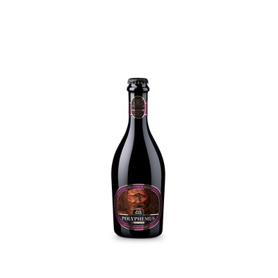 Birra artigianale POLYPHEMUS - ITALIAN GRAPE ALE con mosto di Nerello mascalese - <b>12 bottiglie - 37,5 cl </b>- BIRRIFICIO DELL'ETNA-LINEA PREMIUM
